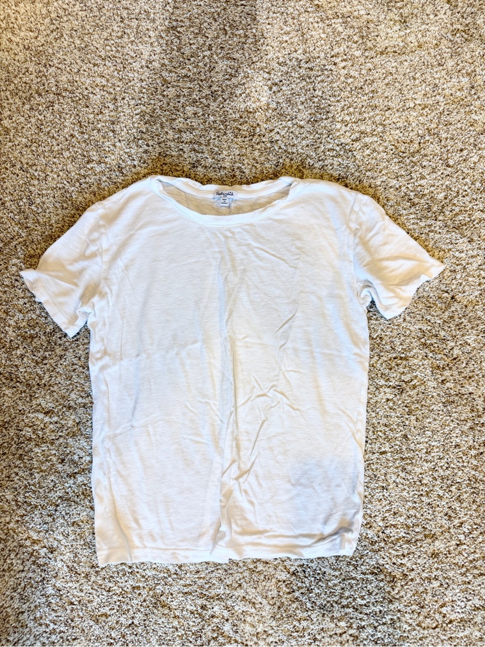 Splendid slub crew tee XS White